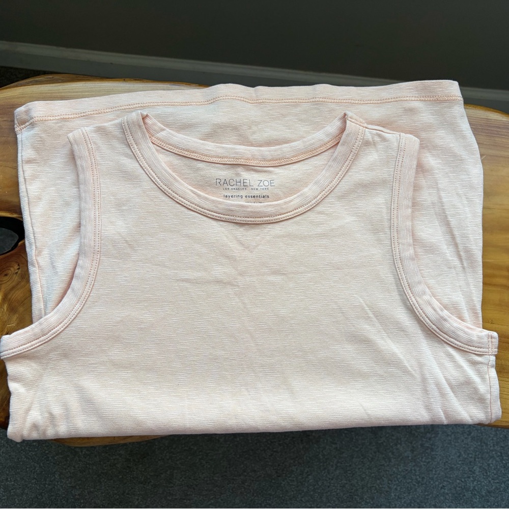 Rachel Zoe Light Peach Tank Top - Picture 4 of 6